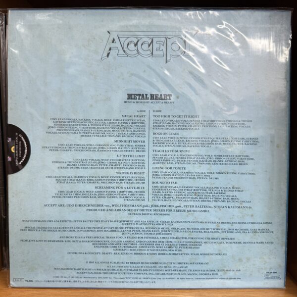 Accept / Metal Heart - Imagen 2
