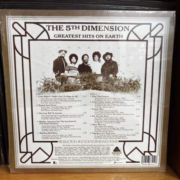 The 5th Dimension | greatest hits on earth - Imagen 2
