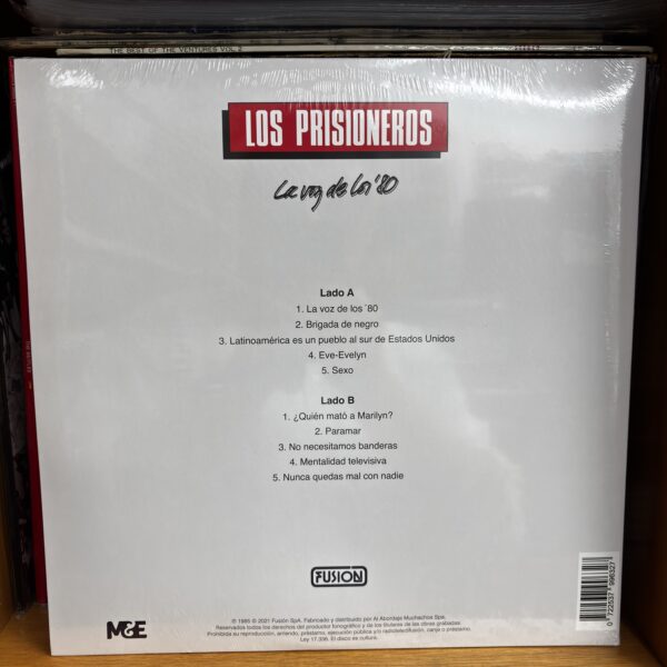 Los prisioneros | numerado / vinilo color rojo - Imagen 2