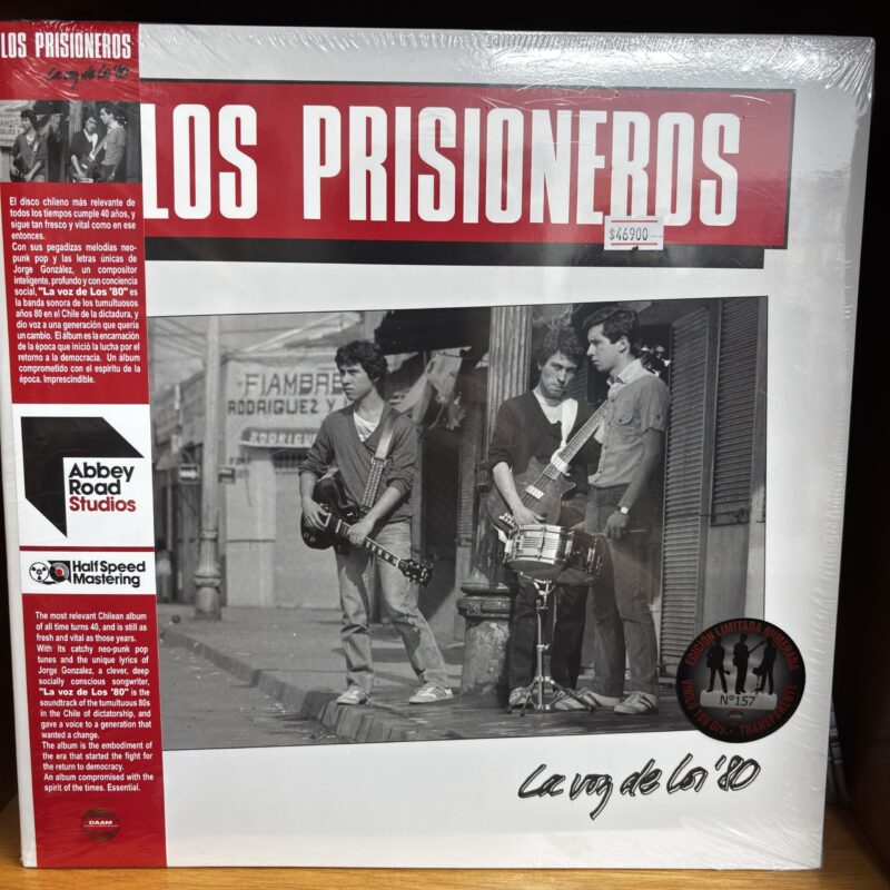 Los prisioneros | la voz de los 80 / abbey road studios / numerado