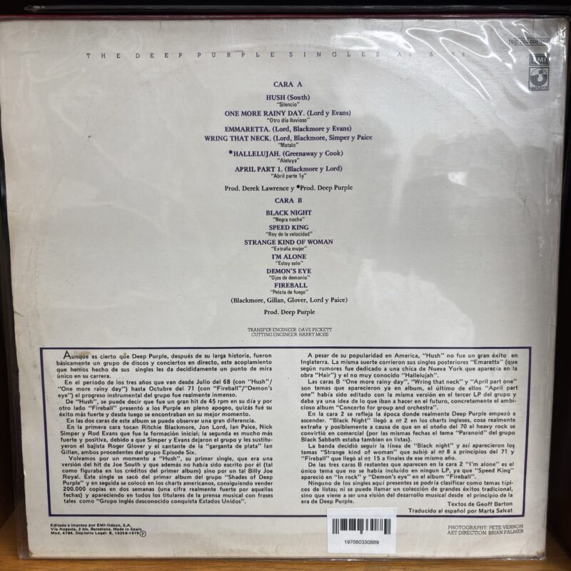 Deep purple | singles A’s & B’s - Imagen 2